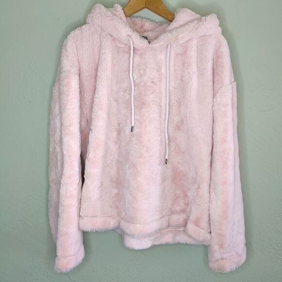 Hot Topic Pink Fuzzy Hoodie - Picture 5 of 11